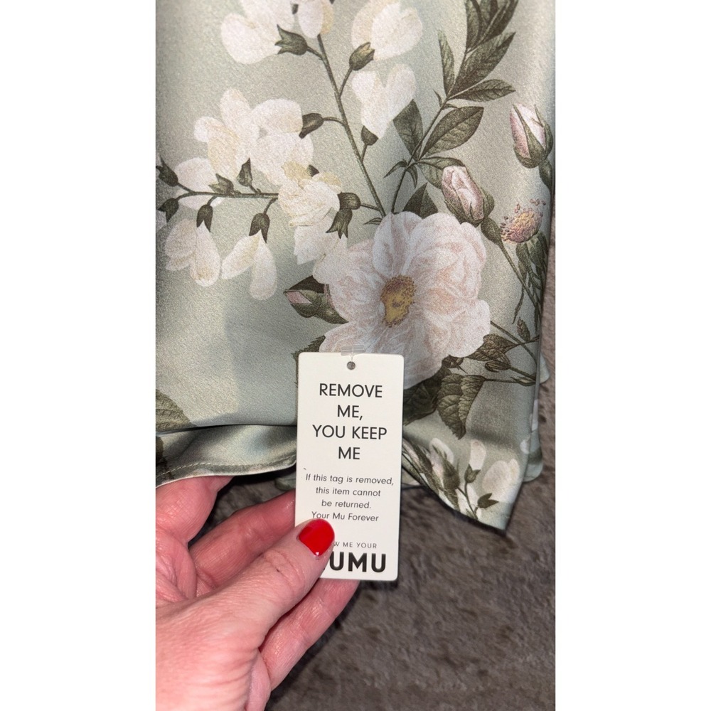 Show Me Your Mumu Anderson Maxi Dress Womens XXL Secret Garden Floral Open Back - Picture 8 of 16